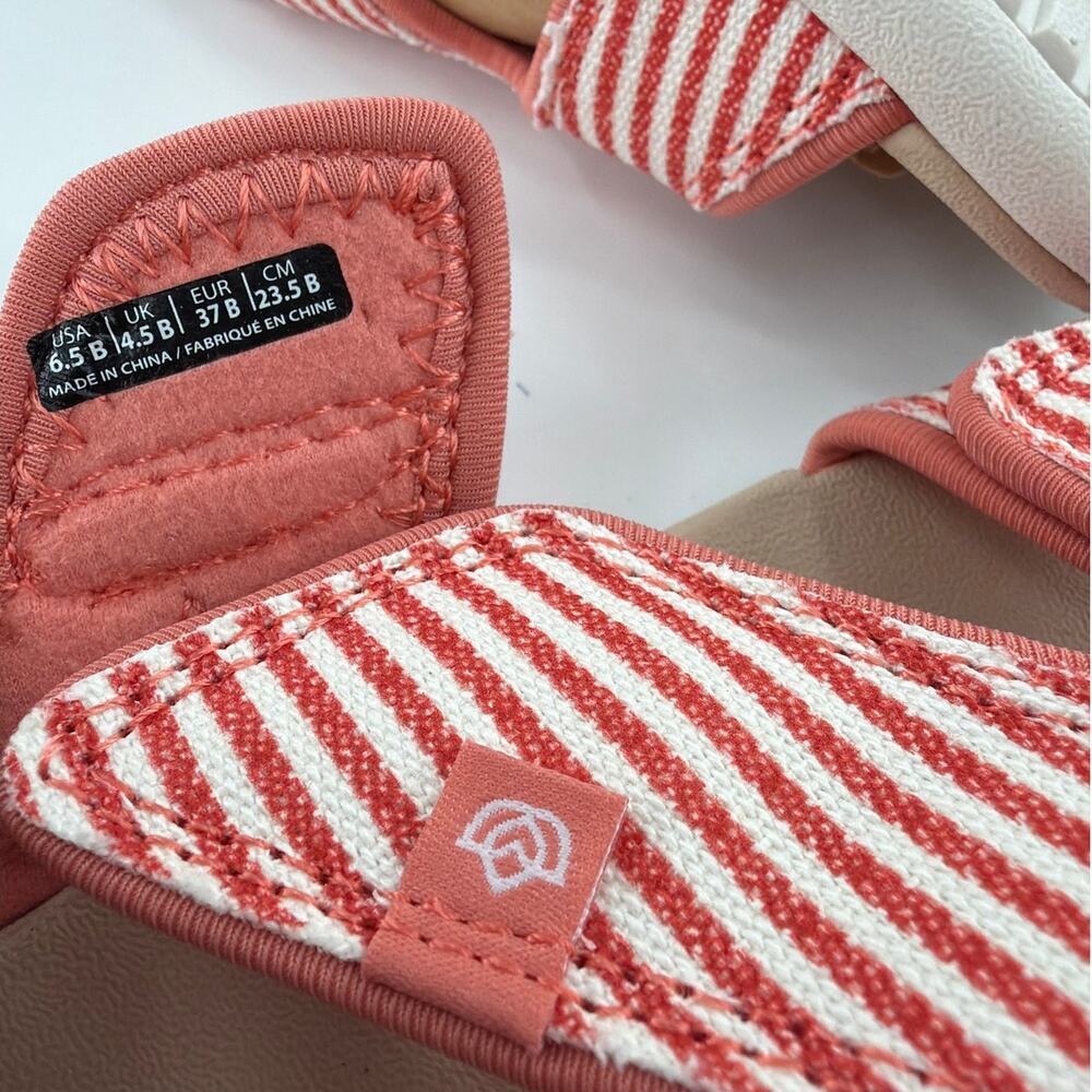 Spenco Women's Crabapple Kholo Stripe Slide Sandals Size 6.5 - Picture 8 of 10